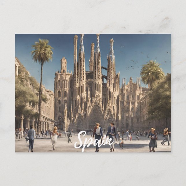 Spain Postcard (Front)