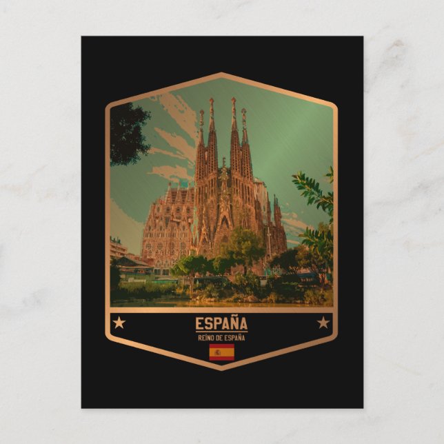 Spain Postcard (Front)