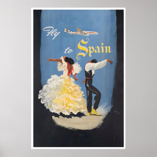 Spain Print Flamenco Dancing Art Spanish Travel
