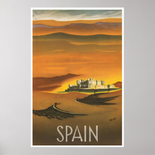 Spain Print Spanish Art Tom Delpy Travel Poster