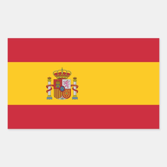 Spain Rectangular Sticker (Front)