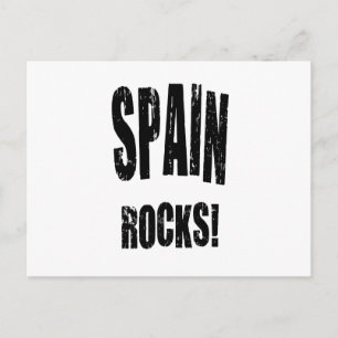 Spain Rocks! Postcard