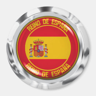Spain Round Emblem Magnet