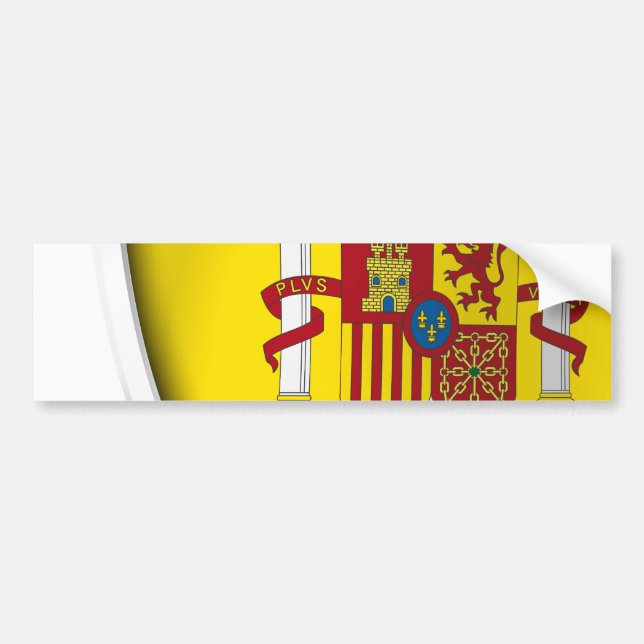 Spain Shield Bumper Sticker (Front)