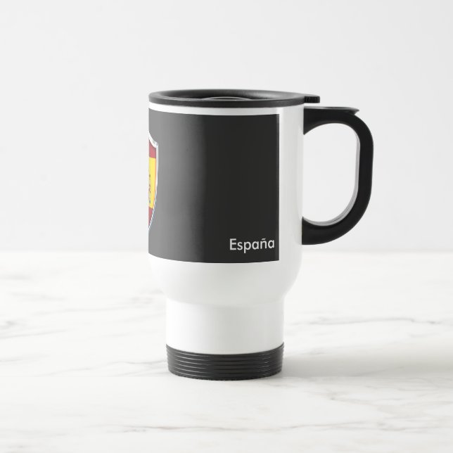 Spain Shield - Contemporary Travel Mug (Right)