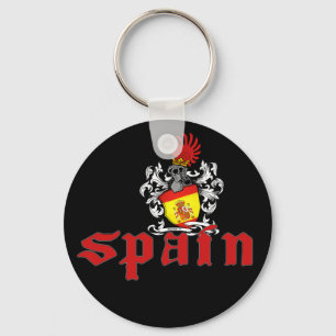 Spain Shield Keychain
