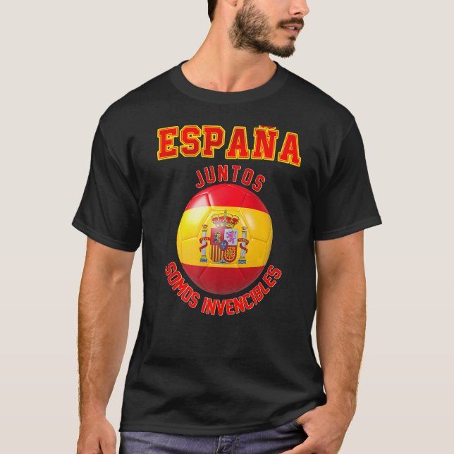 Spain Slogan for fans of the Spanish football team T-Shirt (Front)