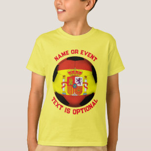 Spain Soccer Ball  T-Shirt