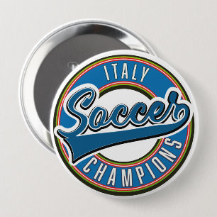 Spain soccer champions logo. 10 cm round badge