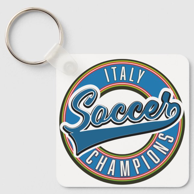 Spain soccer champions logo. key ring (Front)