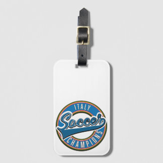 Spain soccer champions logo. luggage tag