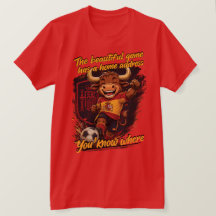 Spain Soccer Fan Shirt Beautiful Game Home Tee