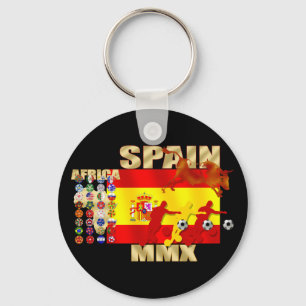 Spain Soccer Key Ring