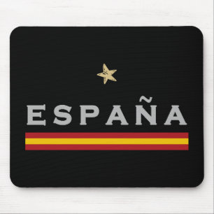  Spain Soccer Shirt Football Fan Spanish Flag Mouse Mat