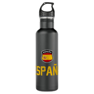 Spain Soccer Team España Fan Football Spanish Flag 710 Ml Water Bottle
