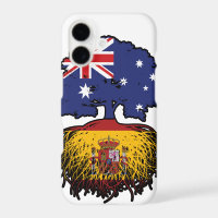 Spain Spanish Australian Australia Tree Roots Flag
