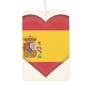Spain (Spanish) Flag Car Air Freshener