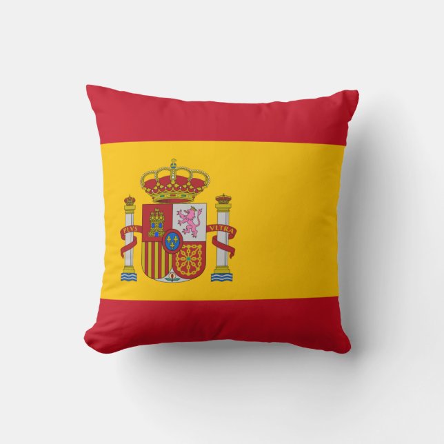 Spain (Spanish) Flag Cushion (Front)