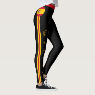 Spain & Spanish Flag fashion, travel/sport fans Leggings