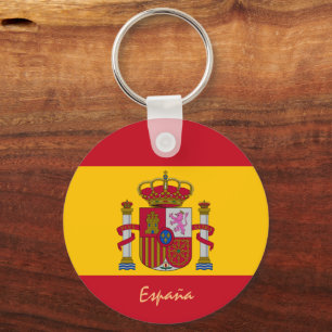 Spain & Spanish Flag fashion, travel / sports fans Key Ring