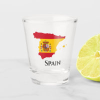 Spain Spanish Flag Map