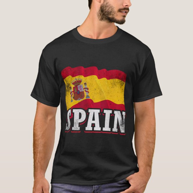 Spain Spanish Flag T-Shirt (Front)