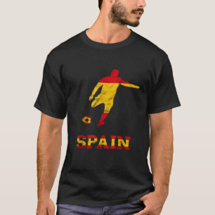Spain Spanish Soccer Player Spain Flag Espana Span T-Shirt