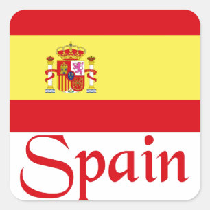 Spain Square Sticker