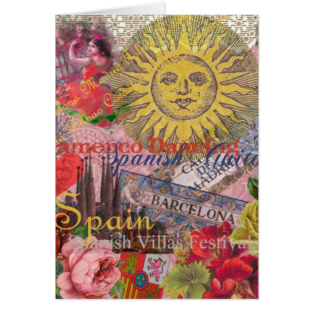 Spain Sunshine Spanish Travel Art (Front)