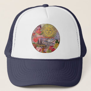 Spain Sunshine Spanish Travel Art Trucker Hat