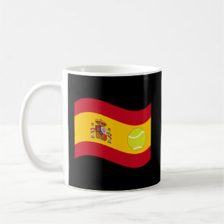 Spain Tennis Ball Country Flag Pride Sport Athlete Coffee Mug