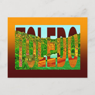 spain toledo postcard