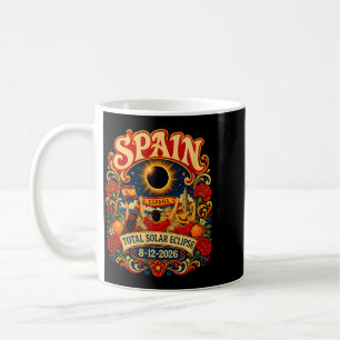 Spain Total Solar Eclipse 2026 August 12th Coffee Mug