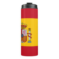 Spain Travel Mug, patriotic Spanish Flag