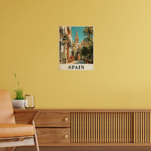 Spain Travel Poster