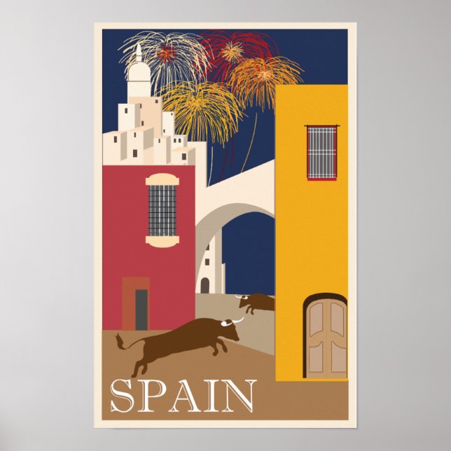 Spain Travel Poster (Front)