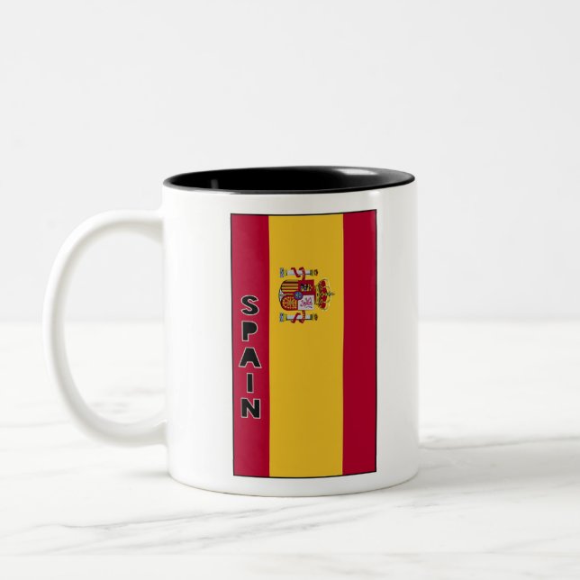 Spain Two-Tone Coffee Mug (Left)