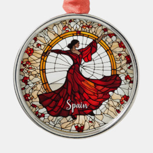 Spain Vacation Souvenir Metal Tree Decoration