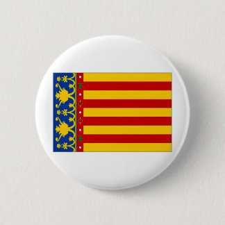 Spain Valencia Flag 6 Cm Round Badge