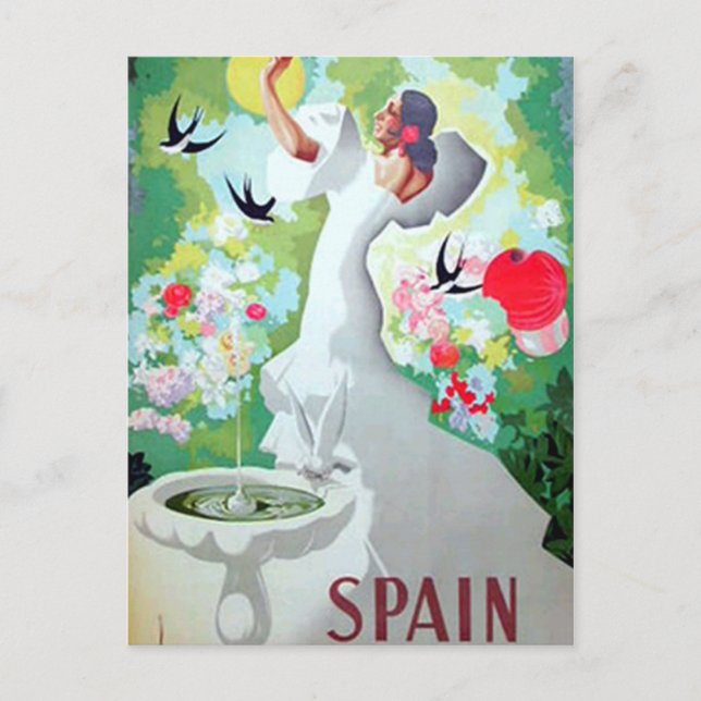 Spain Vintage Postcard (Front)