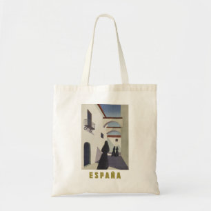 Spain vintage travel ad tote bag