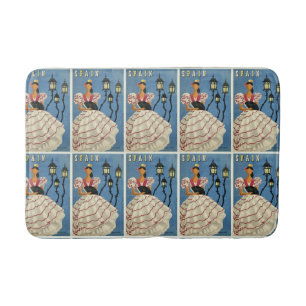 SPAIN Vintage Travel bath mats