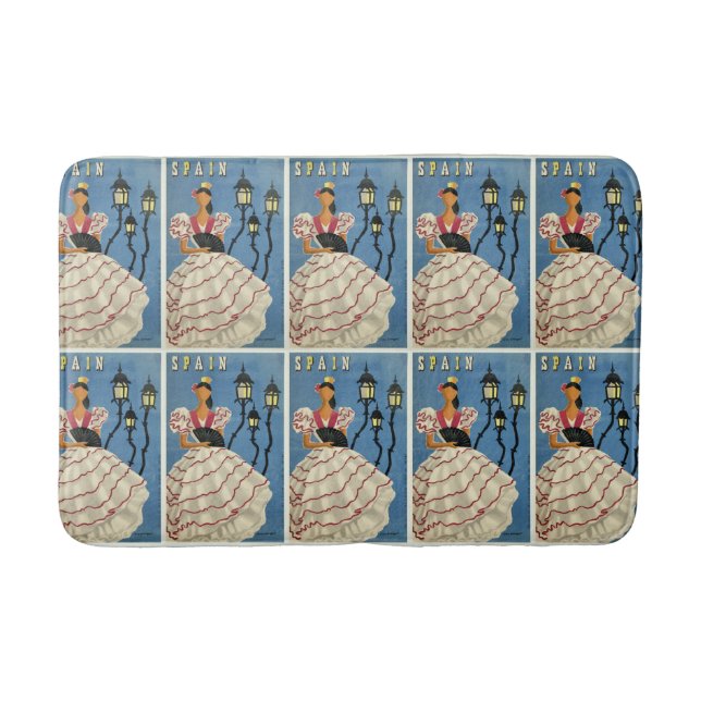 SPAIN Vintage Travel bath mats (Front)