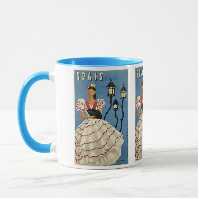 SPAIN Vintage Travel mugs (Left)