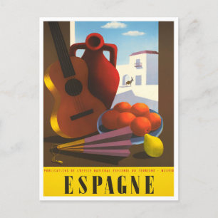 Spain vintage travel  postcard