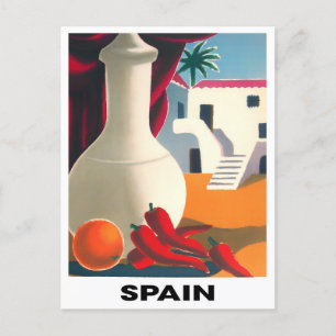 Spain vintage travel postcard