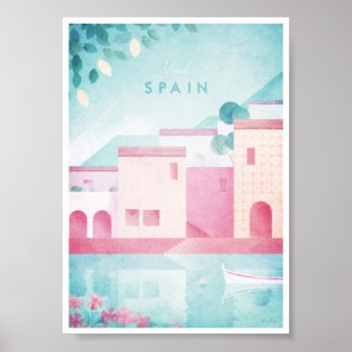 Spain Vintage Travel Poster