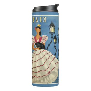 SPAIN Vintage Travel tumbler