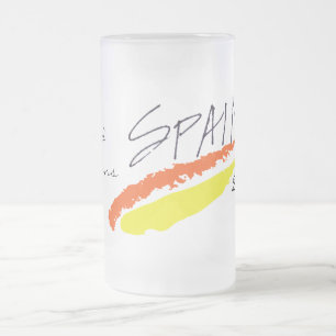 Spain- World Champions frosted mug