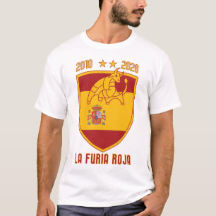Spain World Cup Champions 2026 Soccer Crest T-Shirt